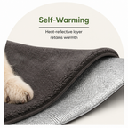 DogBedHouse Self-Warming Lambswool Non-Slip Pet Mat