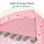 DogBedHouse Semi-Enclosed Breathable Mesh & Non-Slip Pet Tent