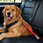 DogBedHouse Shock Absorbing Adjustable Seat Belt Tether