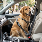 DogBedHouse Shock Absorbing Adjustable Seat Belt Tether