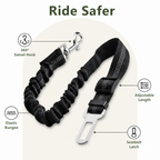 DogBedHouse Shock Absorbing Adjustable Seat Belt Tether