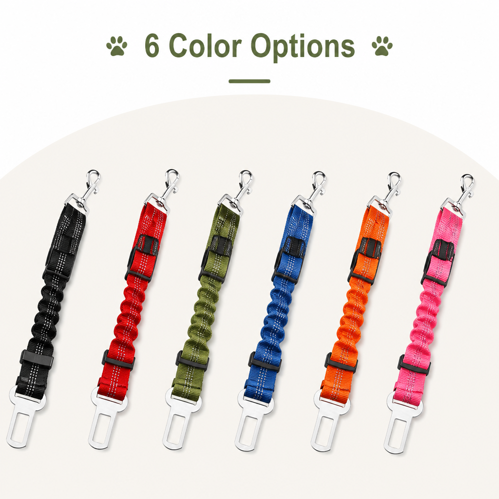 DogBedHouse Shock Absorbing Adjustable Seat Belt Tether