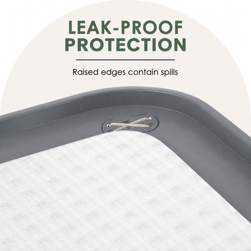 DogBedHouse Silicone Leak-Proof Raised-Edge Pee Pad Holder