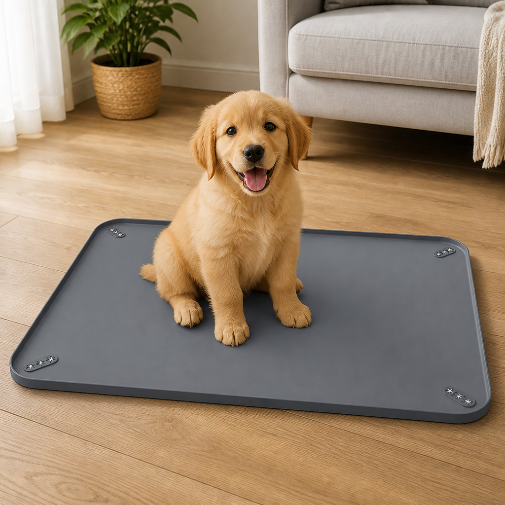 DogBedHouse Silicone Leak-Proof Raised-Edge Pee Pad Holder
