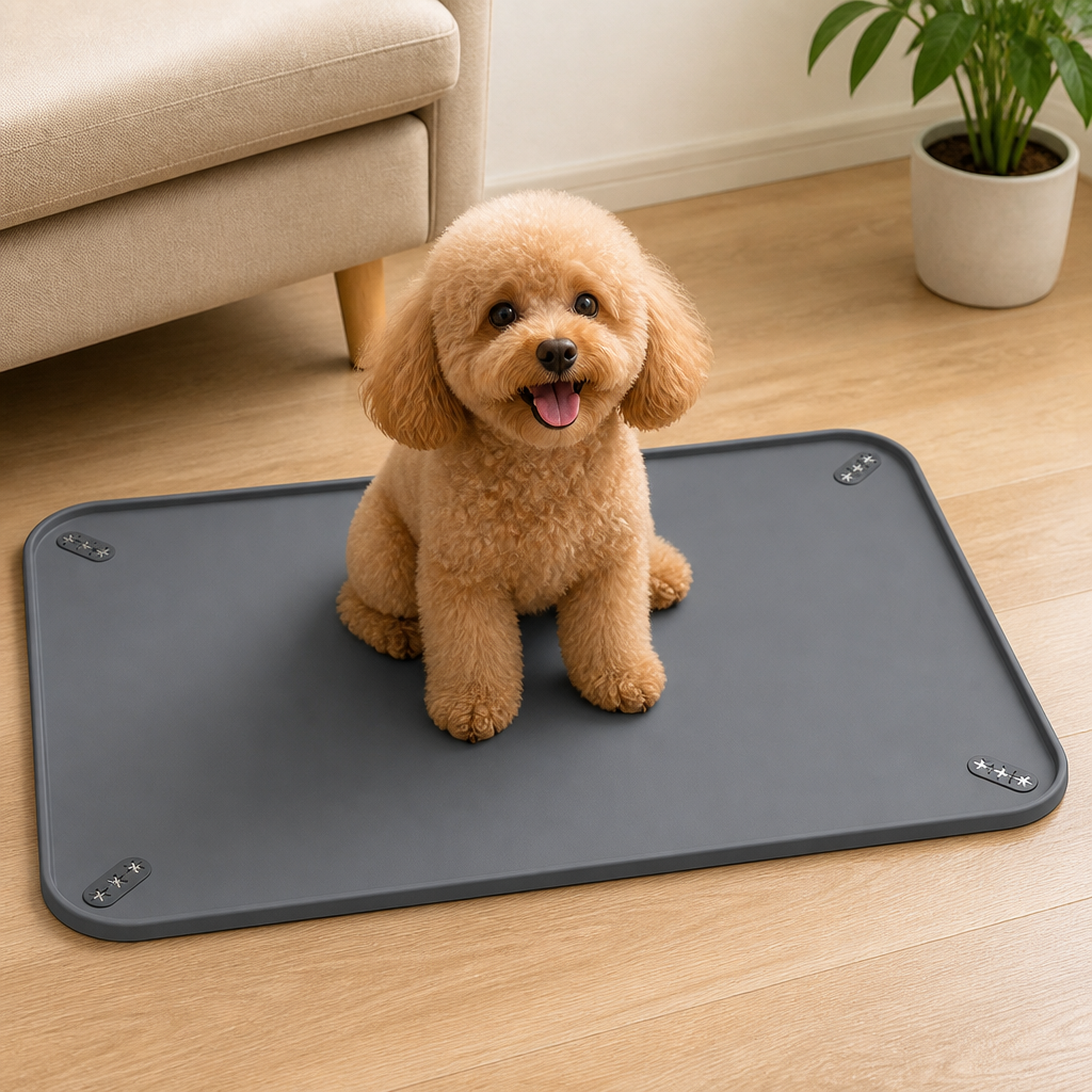 DogBedHouse Silicone Leak-Proof Raised-Edge Pee Pad Holder