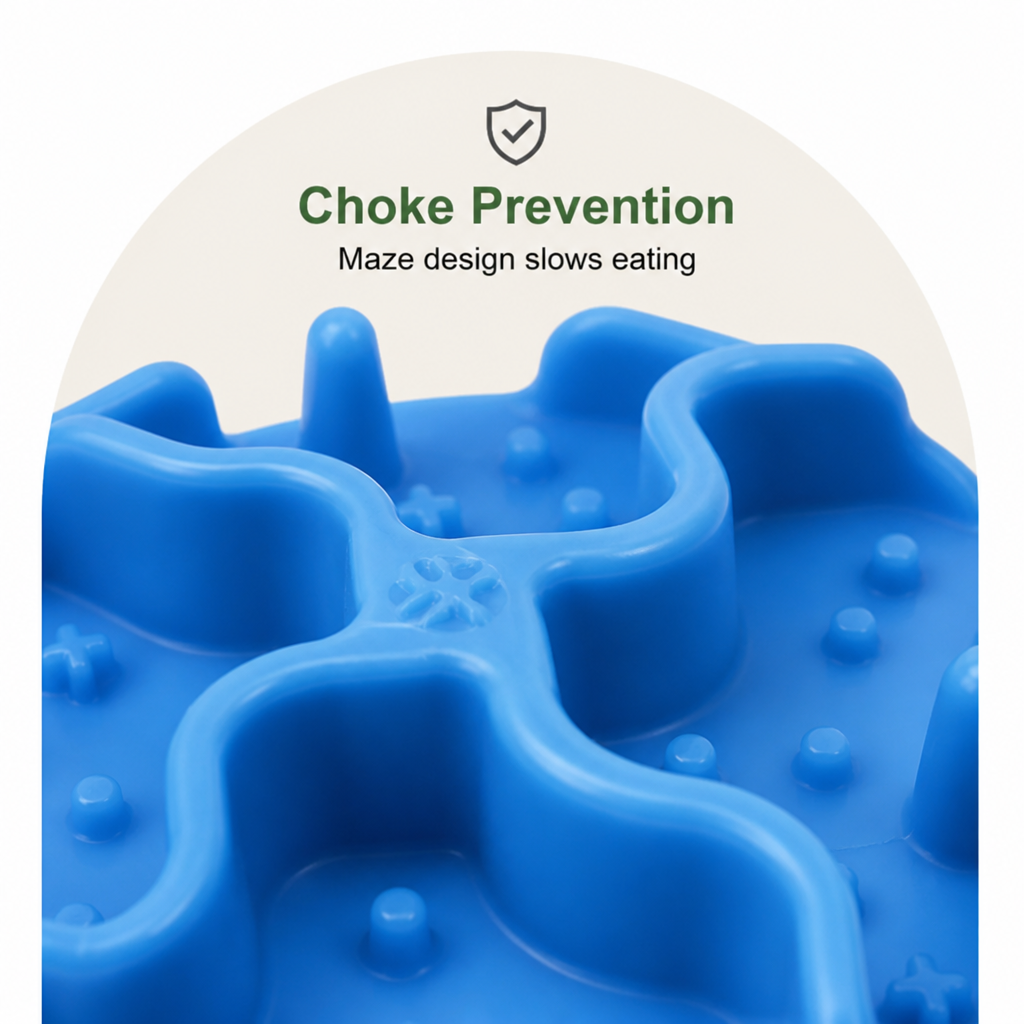 DogBedHouse Silicone Slow Feeder Mat (Suction Cups)