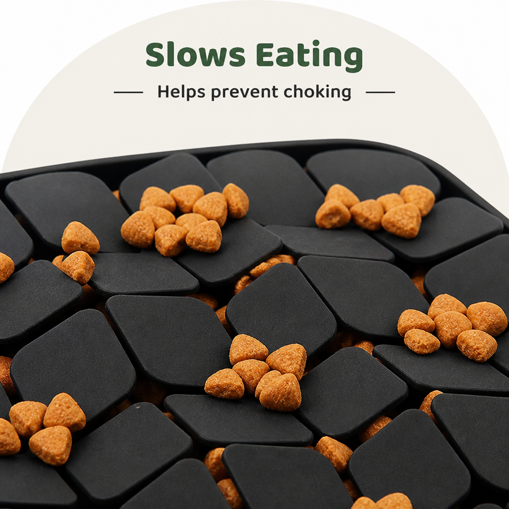 DogBedHouse Silicone Suction-Cup Slow-Feeder Snuffle Mat