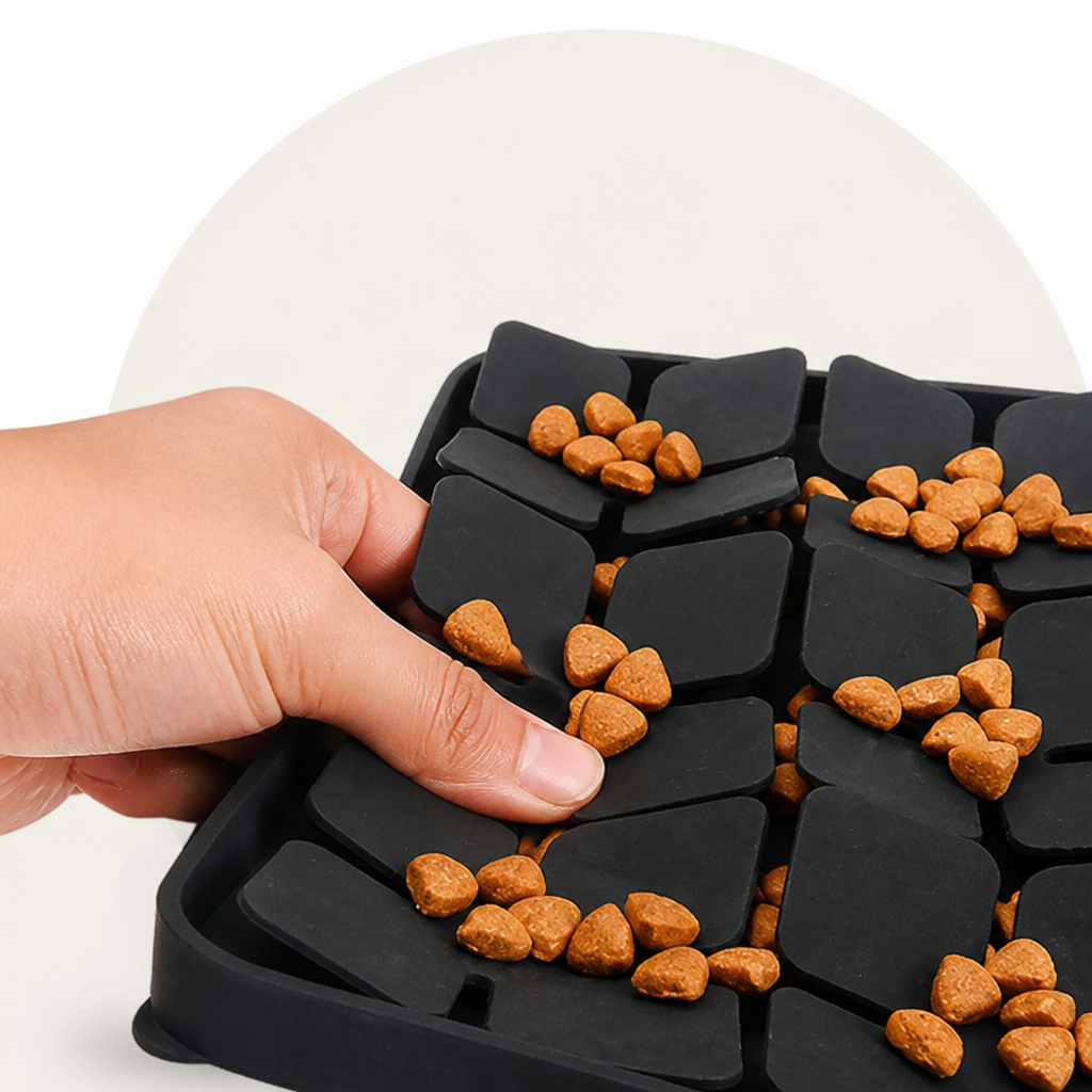 DogBedHouse Silicone Suction-Cup Slow-Feeder Snuffle Mat