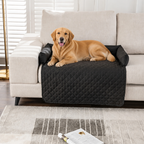 DogBedHouse Slip-Resistant & Waterproof Bolster Bed (Removable Bolsters & Washable Cover)