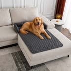 DogBedHouse Slip-Resistant & Waterproof Bolster Bed (Removable Bolsters & Washable Cover)