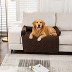 DogBedHouse Slip-Resistant & Waterproof Bolster Bed (Removable Bolsters & Washable Cover)