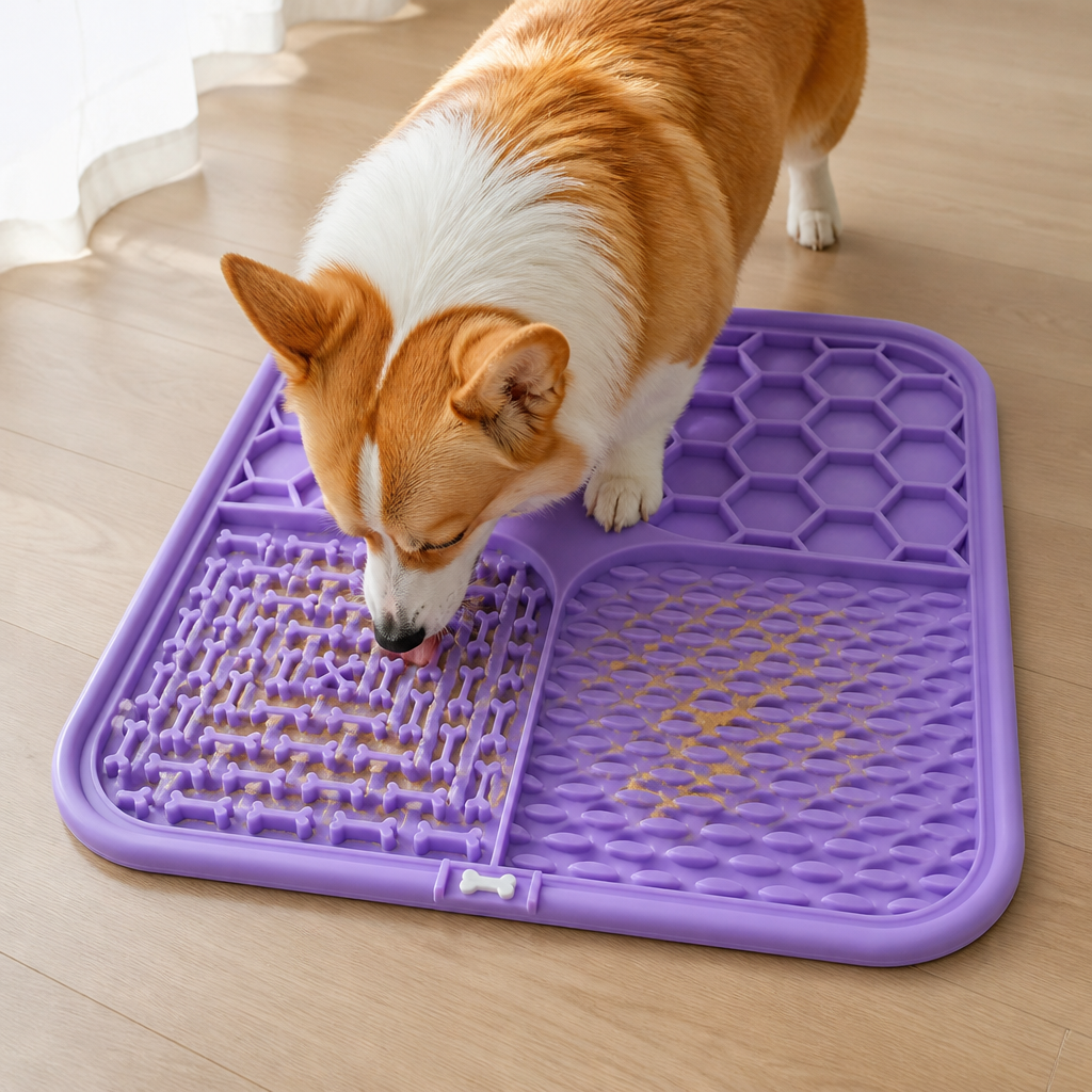 DogBedHouse Slow-Feeding Food-Grade Silicone Lick Mat