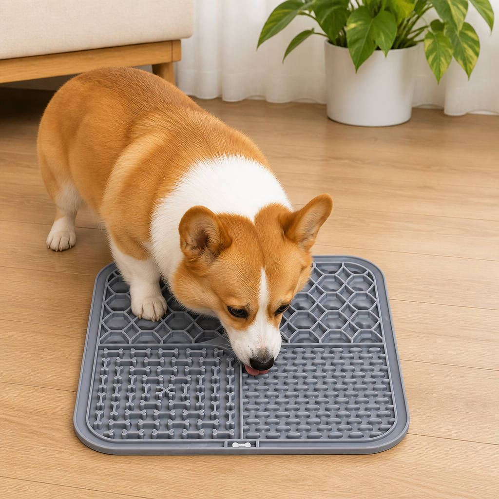 DogBedHouse Slow-Feeding Food-Grade Silicone Lick Mat