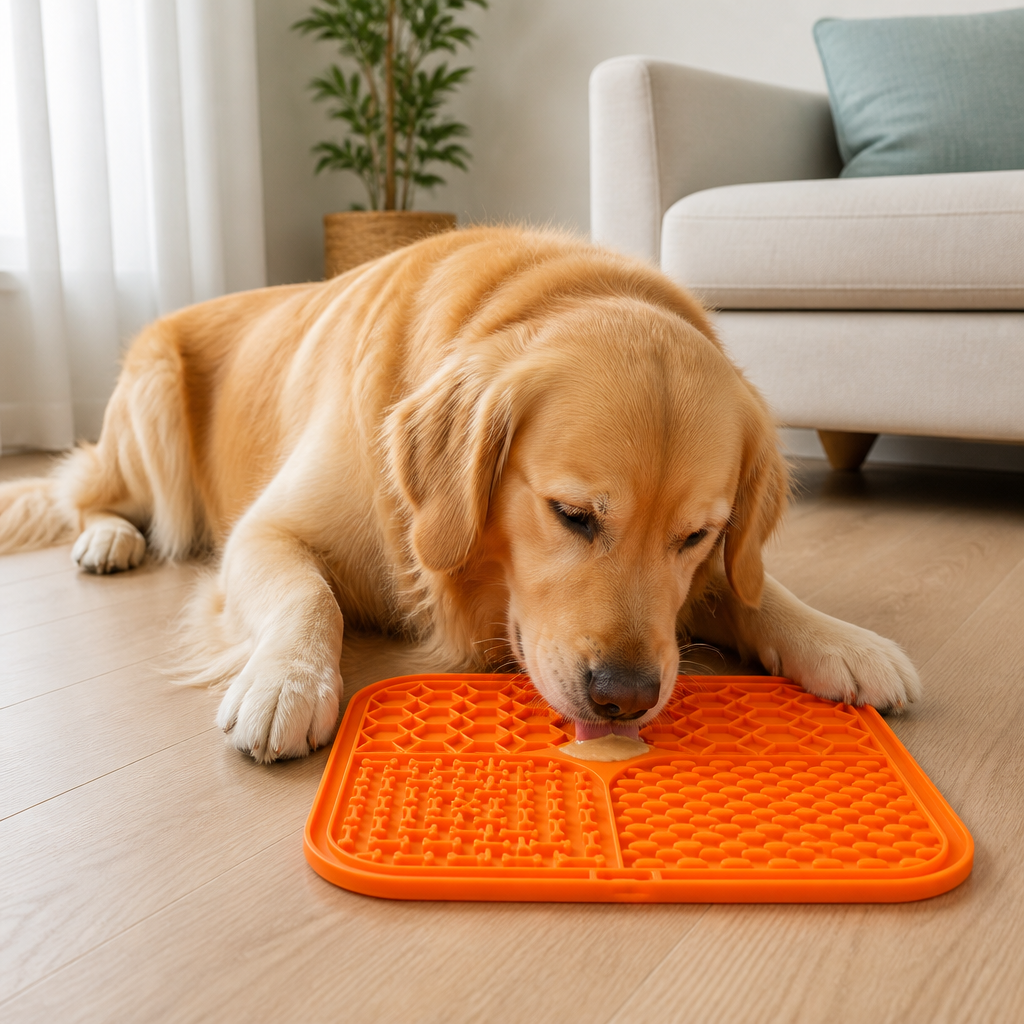 DogBedHouse Slow-Feeding Food-Grade Silicone Lick Mat