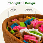 DogBedHouse Slow-Feeding & Washable Snuffle Mat