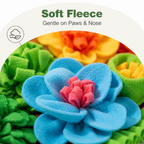 DogBedHouse Soft Fleece & Slow-Feeding Dog Puzzle Mat