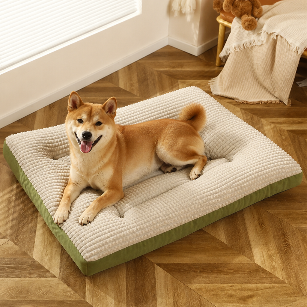 DogBedHouse Soft Fleece & Washable Dog Bed (Removable Cover)