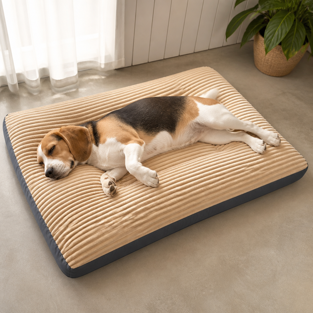 DogBedHouse Soft Fleece & Washable Dog Bed (Removable Cover)