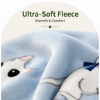 DogBedHouse Soft Fleece Washable Pet Blanket (Bulldog & Bull Terrier Prints)