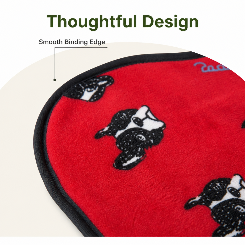 DogBedHouse Soft Fleece Washable Pet Blanket (Bulldog & Bull Terrier Prints)