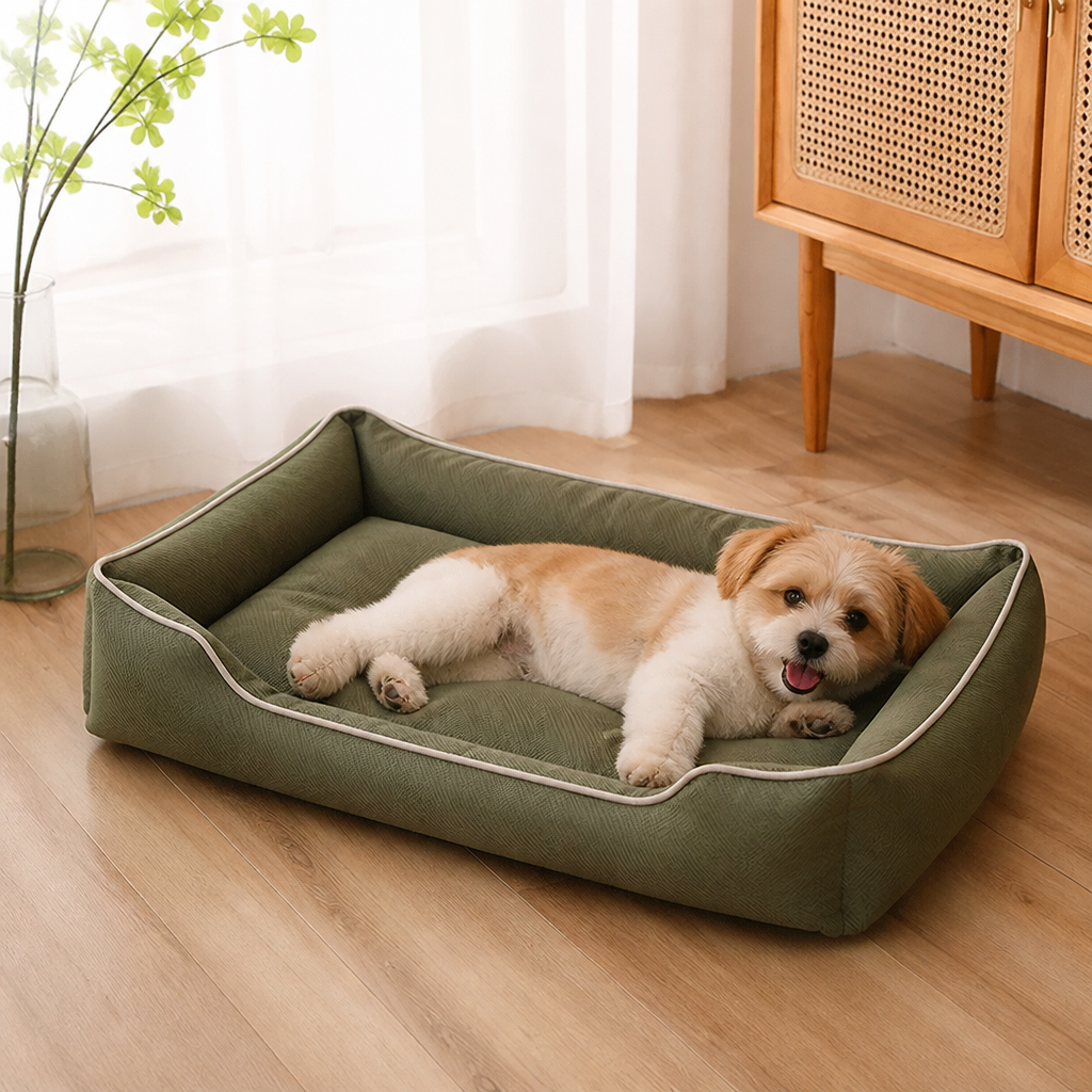 DogBedHouse Soft Fleece & Waterproof Bottom Pet Sofa