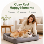 DogBedHouse Soft Fleece & Waterproof Bottom Pet Sofa