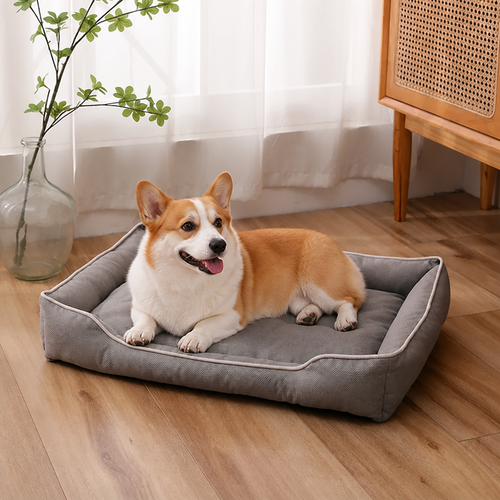 DogBedHouse Soft Fleece & Waterproof Bottom Pet Sofa