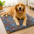 DogBedHouse Soft Fluffy Flannel Pet Blanket (Multiple Sizes & Patterns)