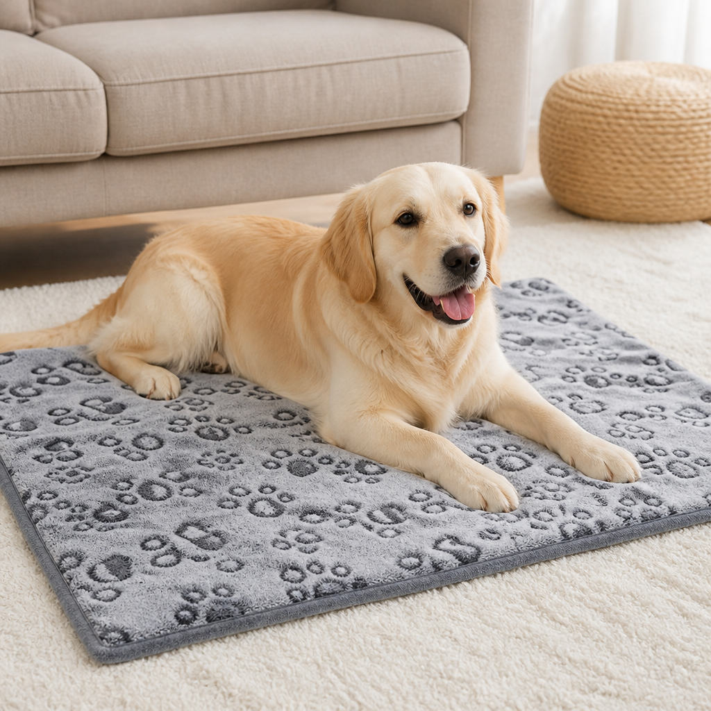 DogBedHouse Soft Fluffy Flannel Pet Blanket (Multiple Sizes & Patterns)