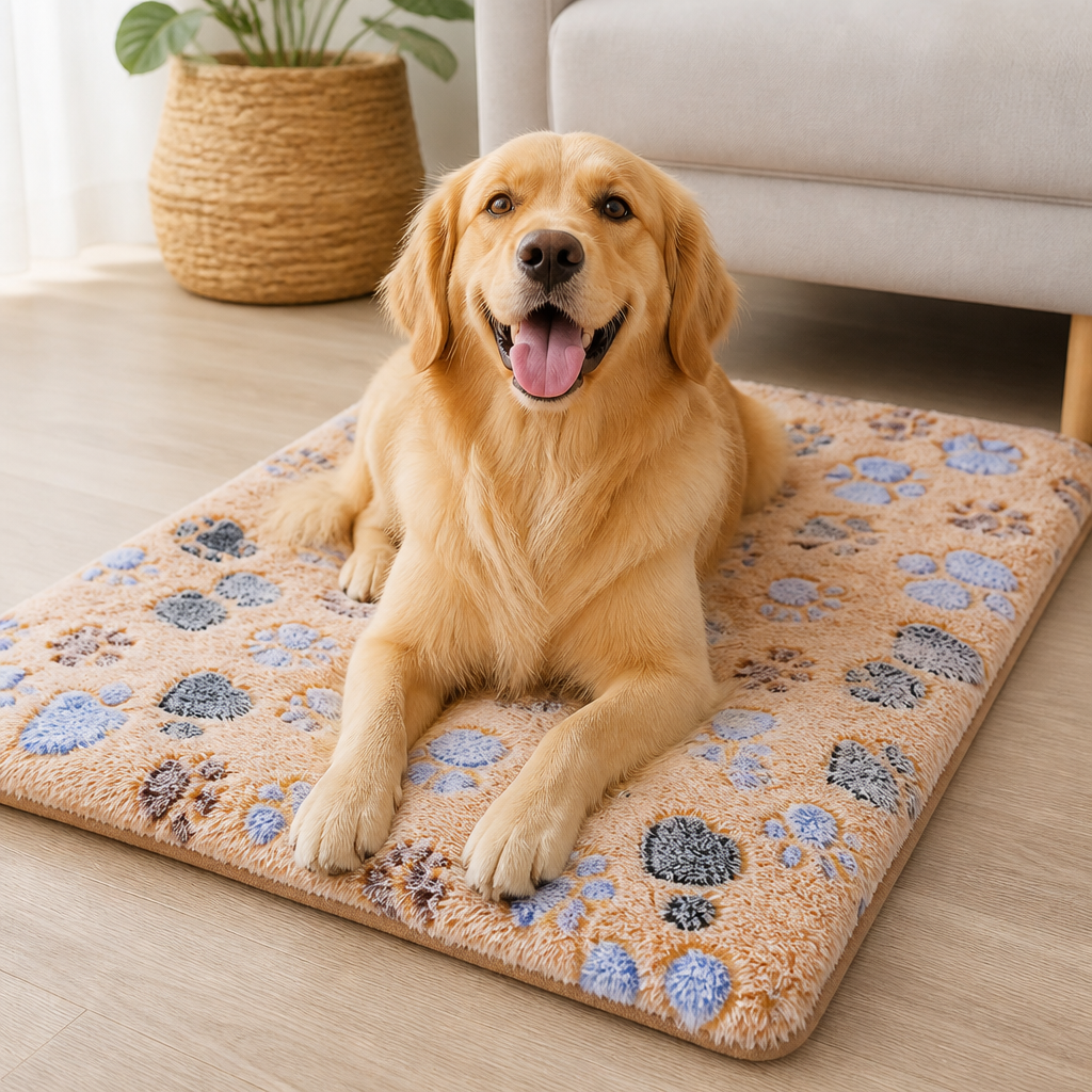 DogBedHouse Soft Fluffy Flannel Pet Blanket (Multiple Sizes & Patterns)