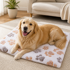 DogBedHouse Soft Fluffy Flannel Pet Blanket (Multiple Sizes & Patterns)