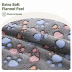 DogBedHouse Soft Fluffy Flannel Pet Blanket (Multiple Sizes & Patterns)