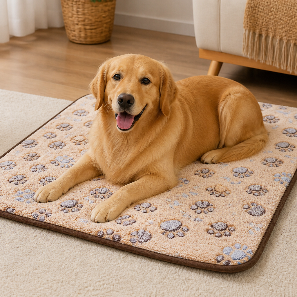 DogBedHouse Soft Fluffy Fleece & Machine-Washable Pet Blanket