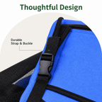 DogBedHouse Soft-Sided 3-Door Foldable Travel Carrier (Includes Mat & Straps)