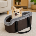 DogBedHouse Soft-Sided & Adjustable Inner Pad Travel Carrier