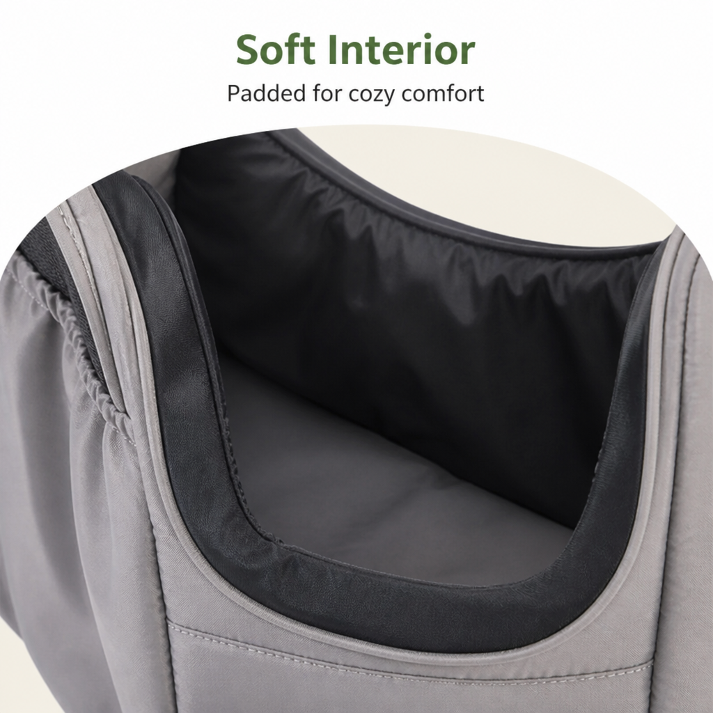 DogBedHouse Soft-Sided & Breathable Travel Carrier (Car Seat Compatible)
