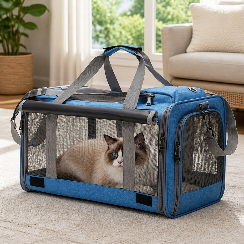 DogBedHouse Soft-Sided Spacious Travel Carrier