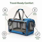 DogBedHouse Soft-Sided Spacious Travel Carrier