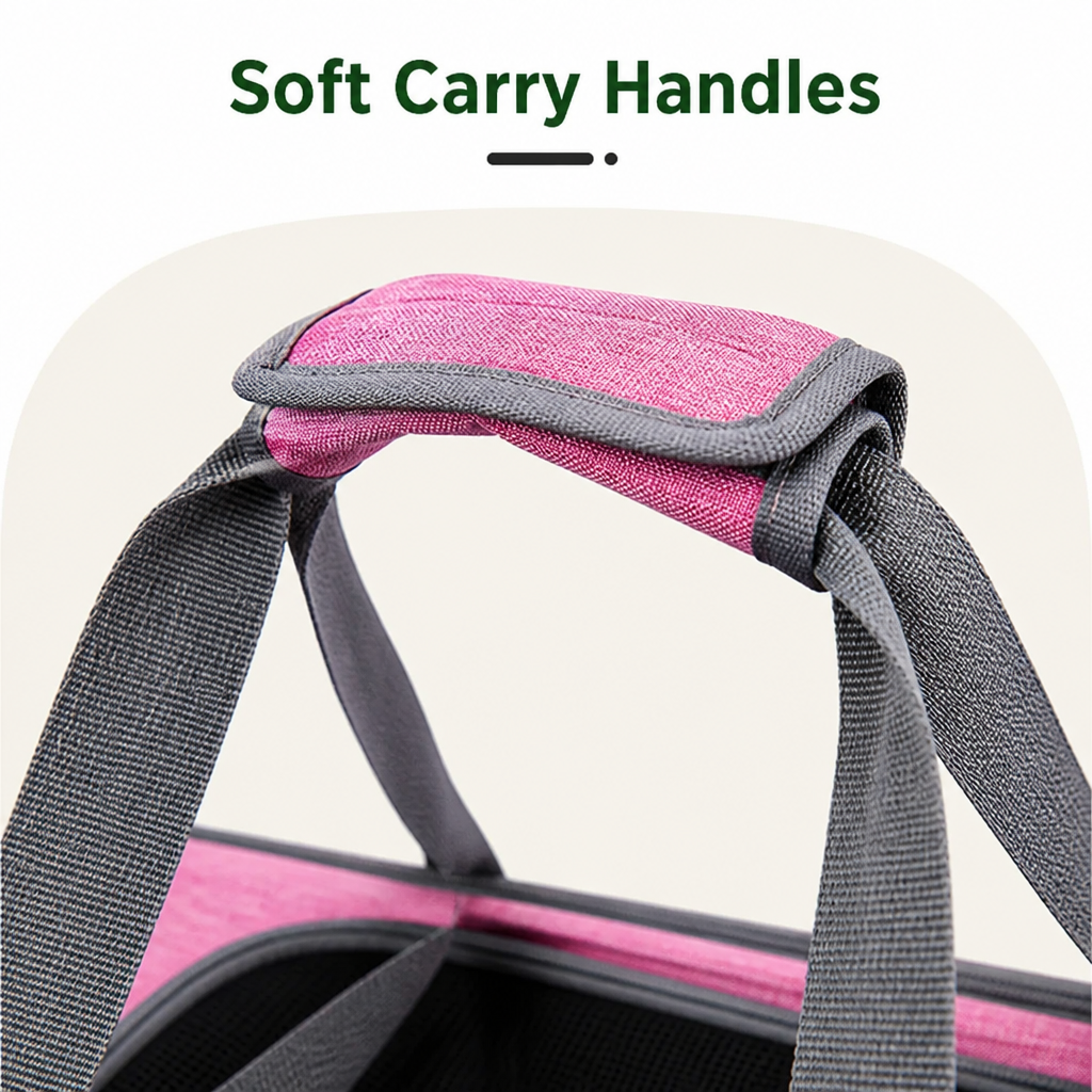 DogBedHouse Soft-Sided Spacious Travel Carrier