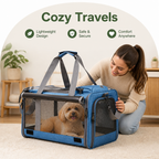 DogBedHouse Soft-Sided Spacious Travel Carrier
