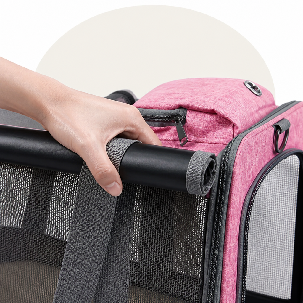 DogBedHouse Soft-Sided Spacious Travel Carrier
