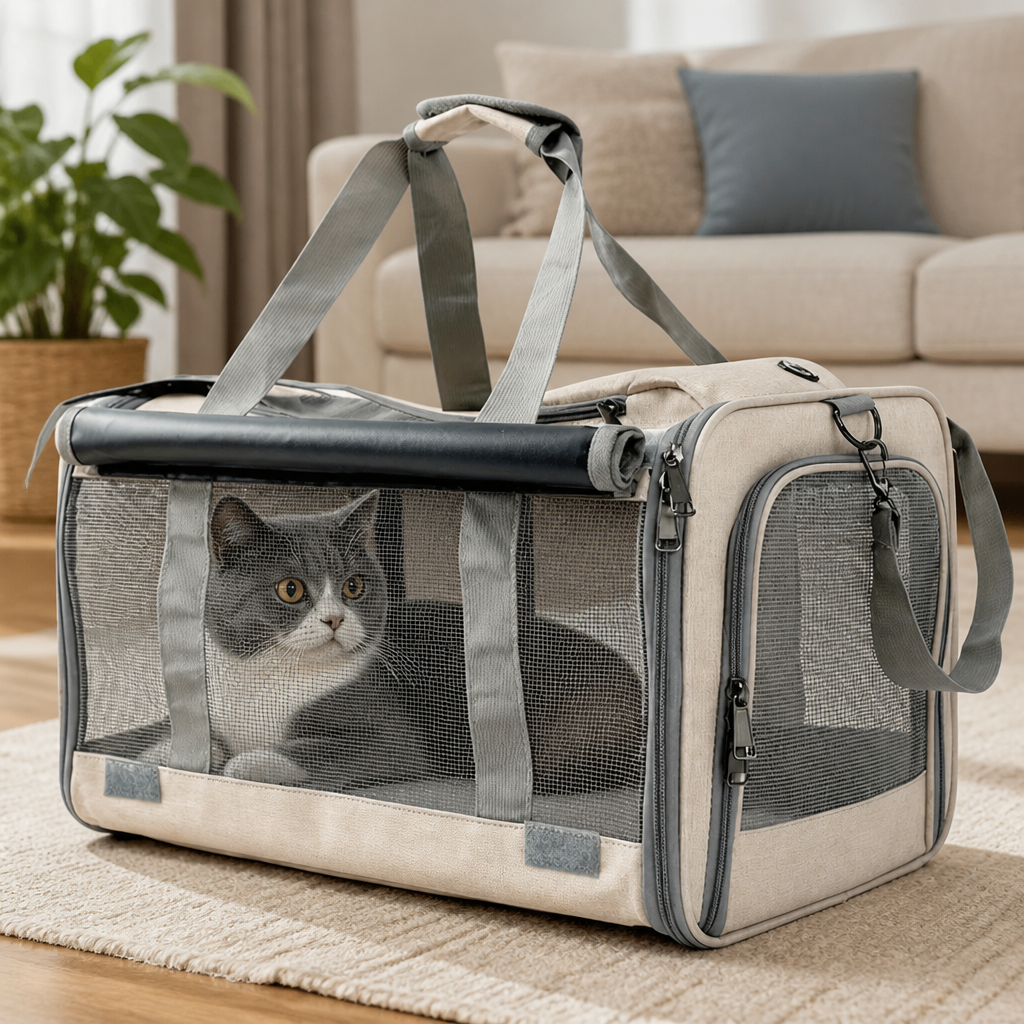 DogBedHouse Soft-Sided Spacious Travel Carrier