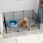 DogBedHouse Stackable & Expandable Metal Mesh Pet Fence Panels (DIY Kit)