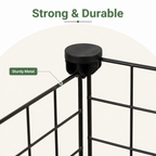 DogBedHouse Stackable & Expandable Metal Mesh Pet Fence Panels (DIY Kit)