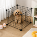 DogBedHouse Stackable & Expandable Metal Mesh Pet Fence Panels (DIY Kit)