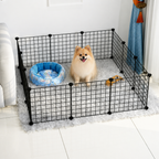 DogBedHouse Stackable & Expandable Metal Mesh Pet Fence Panels (DIY Kit)