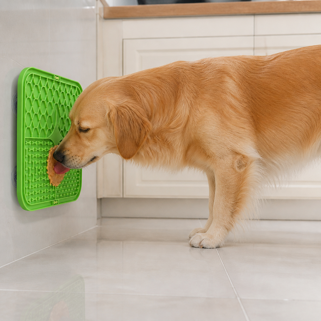 DogBedHouse Suction-Cup Slow Feeder Lick Mat