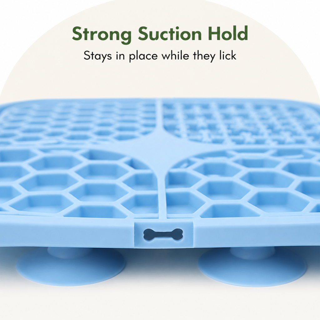 DogBedHouse Suction-Cup Slow Feeder Lick Mat