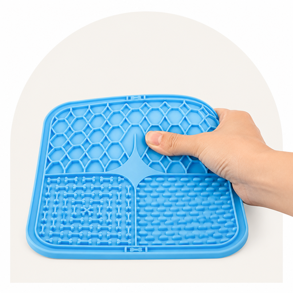DogBedHouse Suction-Cup Slow Feeder Lick Mat