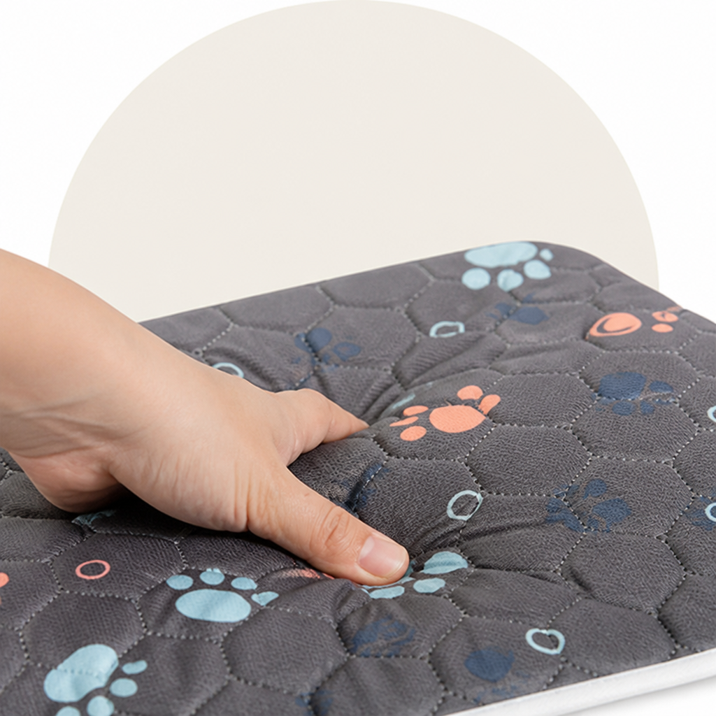 DogBedHouse Super Absorbent & Machine-Washable Dog Training Pad (Waterproof Backing)